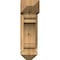 Ekena Millwork Olympic Arts and Crafts Rough Sawn Bracket w/ Offset Brace, Western Red Cedar, 6"W x 16"D x 20"H BKT0604X16X20OLY03RWR - alternate 3